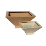 Tapered Square Bowl Pot