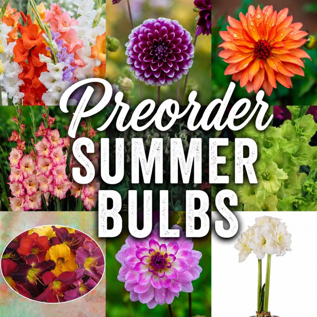 ☀️ Preorders for Summer Bulbs are OPEN! From dazzling dahlias to gorgeous gladioli, now is the perfect time to plan your summer blooms. Order early to avoid missing out! 🌺